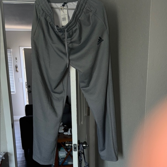 Adidas Men's Charcoal Joggers - Picture 1 of 3